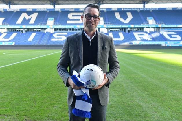 Soccer 3 Liga Presentation Managing Director Michael Preetz at MSV Duisburg on 23 01 2024 in the Schauinsland Reisen Arena in Duisburg Michael Preetz Managing Director Duisburg xRx