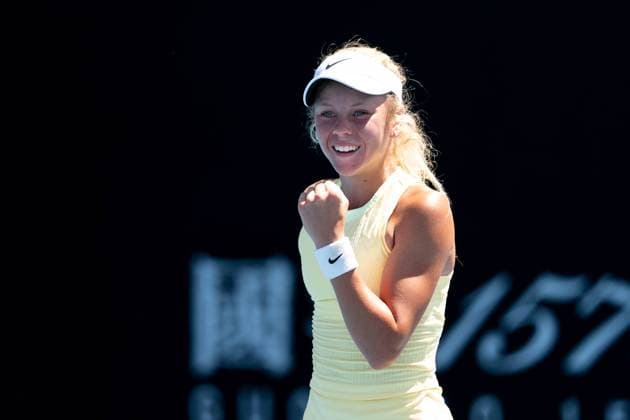 Ksenia Efremova (FRA) TENNIS : Open d Australie - Melbourne - 24 01 2024 VirginieBouyer Panoramic 