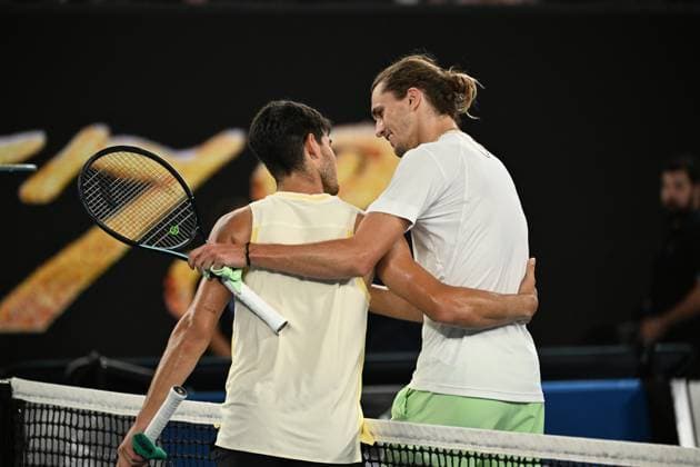 2024 Australian Open Alexander Zverev GER , Carlos Alcaraz ESP