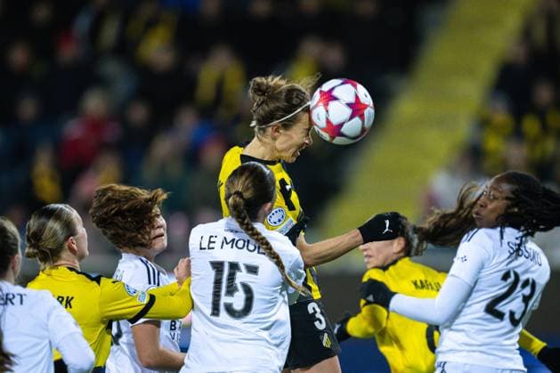 240124 Aivi Luik of Häcken during the UEFA Women s Champions League football match between Häcken and Paris FC on January 24, 2024 in Gothenburg Photo Mathias Bergeld BILDBYRAN code MB MB0841 fotboll football soccer fotball champions league häcken paris fc dam bbeng women kvinner womens champions league bbauto  Copyright: MATHIASxBERGELD BB240124MB044