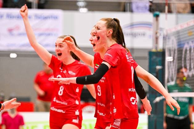 1 Volleyball Bundesliga Women, Dresdner SC vs VC Neuwied, Dresden, 24 01 2024 Lara Berger Dresdner SC, 10 1 Volleyball Bundesliga Women, Dresdner SC vs VC Neuwied on 24 01 2024 at the Margon Arena Dresden Copyright: xBEAUTIFULxSPORTS Hoepnerx