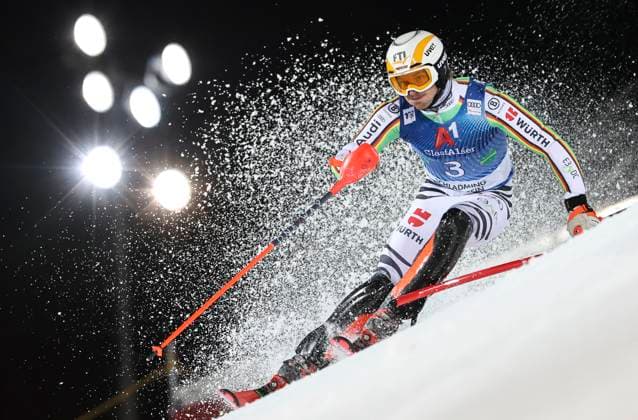 Sport Themen der Woche KW04 Sport Bilder des Tages ALPINE SKIING - FIS WC Schladming SCHLADMING,AUSTRIA,24.JAN.24 - ALPINE SKIING - FIS World Cup, night slalom, men. Image shows Linus Strasser (GER).  GEPAxpictures xWolfgangxGrebien