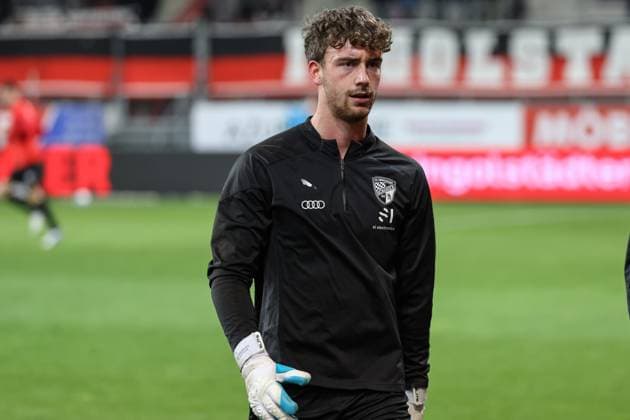 3 Liga FC Ingolstadt 04 Preußen Münster before the match Goalkeeper Maurice Dehler 46, FCI 3 Liga FC Ingolstadt 04 Season 2023 2024 Preußen Münster