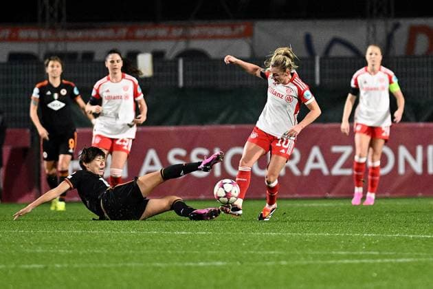 UEFA Champions League Women football match - AS Roma vs FC Bayern Munchen Linda Dallmann of FC Bayern Munchen during the Women Champions League match between AS Roma and FC Bayern Munchen at Stadio Tre Fontane on January 24, 2024 in Rome, Italy. Rome Italy  Copyright: xIPAxSport ABACAx