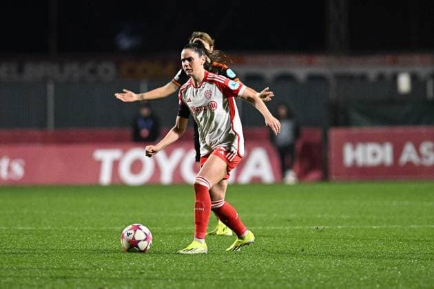UEFA Champions League Women football match - AS Roma vs FC Bayern Munchen Franziska Kett of FC Bayern Munchen during the Women Champions League match between AS Roma and FC Bayern Munchen at Stadio Tre Fontane on January 24, 2024 in Rome, Italy. Rome Italy  Copyright: xIPAxSport ABACAx