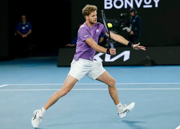 Yannick Hanfmann Dominik Koepfer, Mens Doubles, Australian Open 2023, Melbourne Park, Melbourne, Victoria, Australia Copyright: xJuergenxHasenkopfx