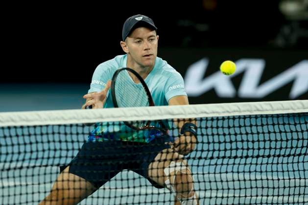 Yannick Hanfmann Dominik Koepfer, Mens Doubles, Australian Open 2023, Melbourne Park, Melbourne, Victoria, Australia Copyright: xJuergenxHasenkopfx