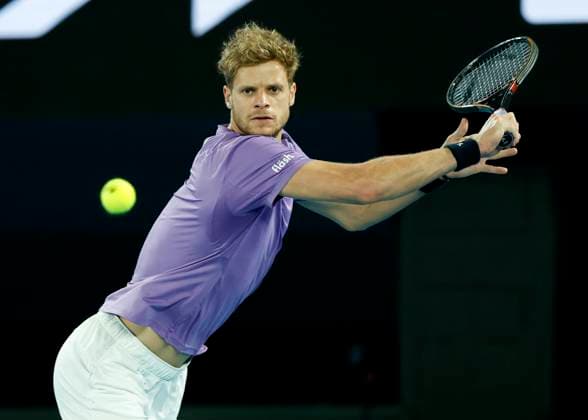 Yannick Hanfmann Dominik Koepfer, Mens Doubles, Australian Open 2023, Melbourne Park, Melbourne, Victoria, Australia Copyright: xJuergenxHasenkopfx
