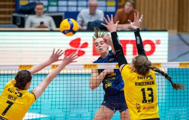 Volleyball, Women, VBL, VfB Suhl Lotto Thüringen - SSC Palmberg Schwerin