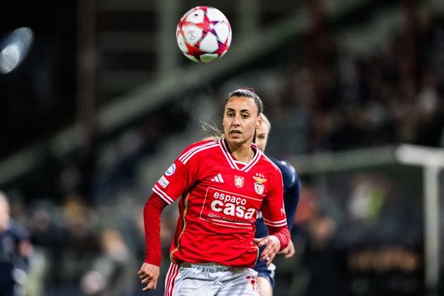 240125 Catarina Amado of Benfica during the UEFA Women s Champions League football match between FC Rosengard and Benfica on January 25, 2024 in Malmö Photo Petter Arvidson BILDBYRAN kod PA PA0740 fotboll football soccer fotball champions league fc rosengard benfica dam bbeng  Copyright: PETTERxARVIDSON BB240125PA169