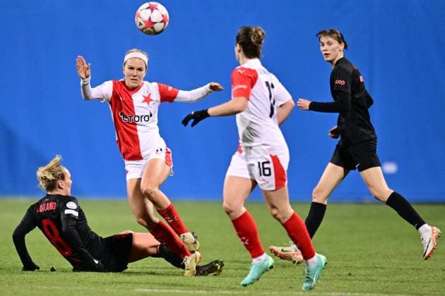 Football, Women, CL, Slavia Prague - SK Brann Bergen