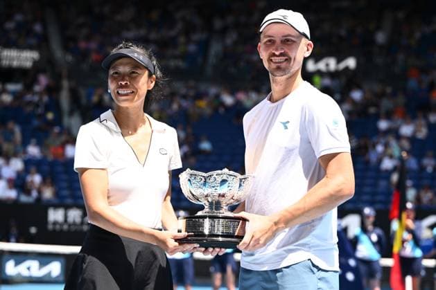 Tennis, Australian Open, Su-Wei Hsieh and Jan Zielinski win mixed final