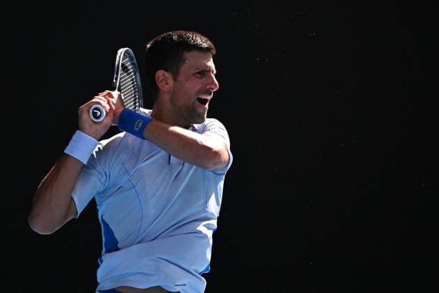 Australian Open Semi-Finals - Sinner Stuns Djokovic Novak Djokovic (SRB) during his semi final round match at the 2024 Australian Open at Melbourne Park in Melbourne, Australia, on January 26, 2024. Novak Djokovic lost at the Australian Open for the first time since 2018 as Italian fourth seed Jannik Sinner reached his first Grand Slam final. Serbia s Djokovic, 36, lost 6-1 6-2 6-7 (6-8) 6-3 as Sinner regrouped from not taking a match point in the tie-break. It ends Djokovic s bid for a record-extending 11th title and a 25th major to put him clear of Margaret Court. Photo by Corinne Dubreuil ABACAPRESS.COM Melbourne Australia  Copyright: xDubreuilxCorinne ABACAx