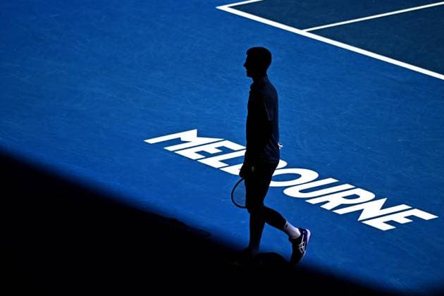 Australian Open Semi-Finals - Sinner Stuns Djokovic Novak Djokovic (SRB) during his semi final round match at the 2024 Australian Open at Melbourne Park in Melbourne, Australia, on January 26, 2024. Novak Djokovic lost at the Australian Open for the first time since 2018 as Italian fourth seed Jannik Sinner reached his first Grand Slam final. Serbia s Djokovic, 36, lost 6-1 6-2 6-7 (6-8) 6-3 as Sinner regrouped from not taking a match point in the tie-break. It ends Djokovic s bid for a record-extending 11th title and a 25th major to put him clear of Margaret Court. Photo by Corinne Dubreuil ABACAPRESS.COM Melbourne Australia  Copyright: xDubreuilxCorinne ABACAx