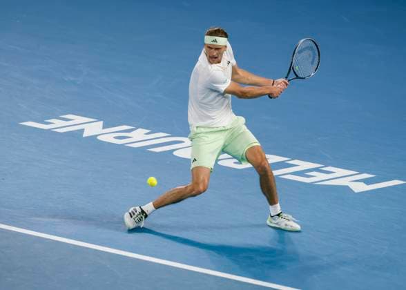 Alexander Zverev GER , Australian Open 2024, Melbourne Park, Melbourne, Victoria, Australia Copyright: xJuergenxHasenkopfx