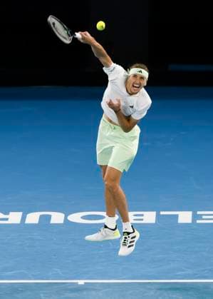 Alexander Zverev GER , Australian Open 2024, Melbourne Park, Melbourne, Victoria, Australia Copyright: xJuergenxHasenkopfx