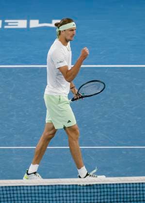 Alexander Zverev GER , Australian Open 2024, Melbourne Park, Melbourne, Victoria, Australia Copyright: xJuergenxHasenkopfx