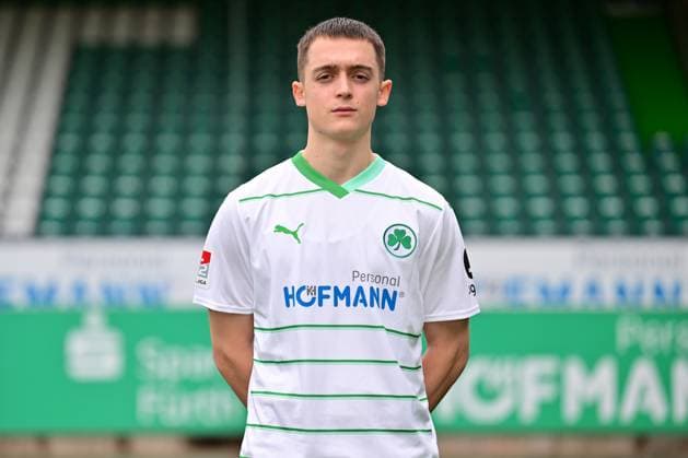 26 01 2024 SpVgg Greuther Fürth Kleeblatt Spielvereinigung 2 Soccer Bundesliga Season 2023 2024 Photo appointment Portrait appointment Presentation Press appointment Single photo Single photo Portrait Portrait Headshot Denis Pfaffenrot 34, SpVgg Greuther Fürth