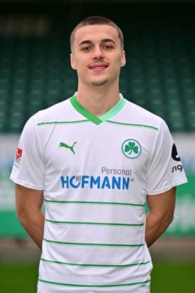 26 01 2024 SpVgg Greuther Fürth Kleeblatt Spielvereinigung 2 Soccer Bundesliga Season 2023 2024 Photo appointment Portrait appointment Presentation Press appointment Single photo Single photo Portrait Portrait Headshot Leander Popp 20, SpVgg Greuther Fürth