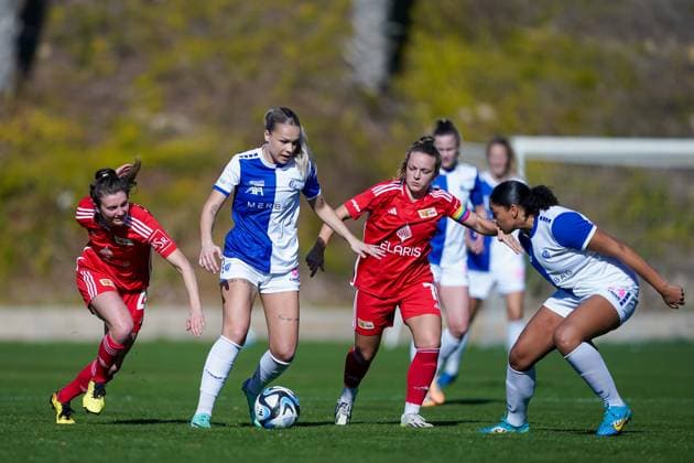 26 01 2024, Alicante, Campoamor, Friendly Match Grasshopper Club Zürich 1 FC Union Berlin, 8 Ella Ljustina Grasshopper Club Zürich Alicante Campoamor Alicante Switzerland  Copyright: xJustPictures.ch DanielaxPorcellix
