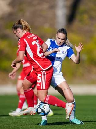 26 01 2024, Alicante, Campoamor, Friendly Match Grasshopper Club Zürich 1 FC Union Berlin, 8 Ella Ljustina Grasshopper Club Zürich Alicante Campoamor Alicante Switzerland  Copyright: xJustPictures.ch DanielaxPorcellix