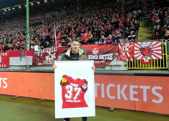 Soccer 2 Bundesliga Season 2023 24 Kaiserslautern Fritz Walter Stadion 26 01 2024 1 FC Kaiserslautern fck FC Schalke 04 s04 Eric DURM 1 FC Kaiserslautern in front of the Westkurve Soccer 2 Bundesliga 1 FC Kaiserslautern