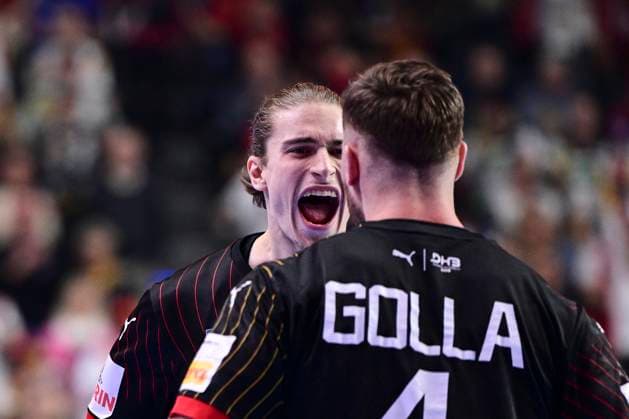 Juri Knorr Germany , Germany vs Denmark, semi-final, European Championship, international match, handball, 26 01 2024 Cologne North Rhine-Westphalia Germany Copyright: xkolbert-press MarcxNiemeyerx