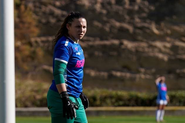 26 01 2024, Alicante, Campoamor, Friendly Match Grasshopper Club Zürich 1 FC Union Berlin, Goalkeeper Gilliane Roch Grasshopper Club Zürich Alicante Campoamor Alicante Switzerland  Copyright: xJustPictures.ch DanielaxPorcellix