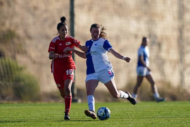 26 01 2024, Alicante, Campoamor, Friendly Match Grasshopper Club Zürich 1 FC Union Berlin, 4 Victoria Laino Grasshopper Club Zürich Alicante Campoamor Alicante Switzerland  Copyright: xJustPictures.ch DanielaxPorcellix