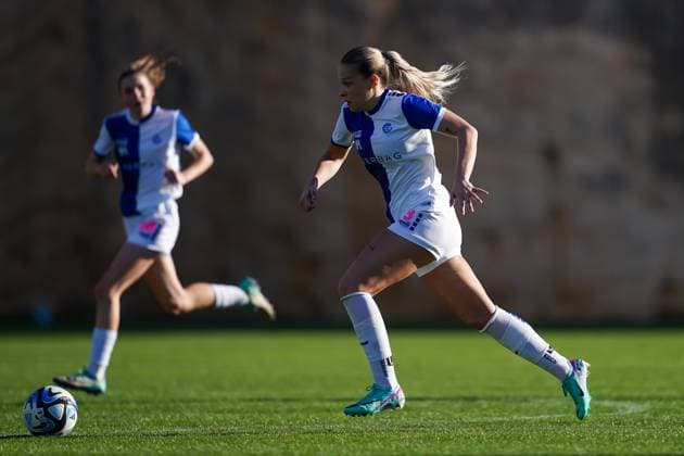 26 01 2024, Alicante, Campoamor, Friendly Match Grasshopper Club Zürich 1 FC Union Berlin, 8 Ella Ljustina Grasshopper Club Zürich Alicante Campoamor Alicante Switzerland  Copyright: xJustPictures.ch DanielaxPorcellix