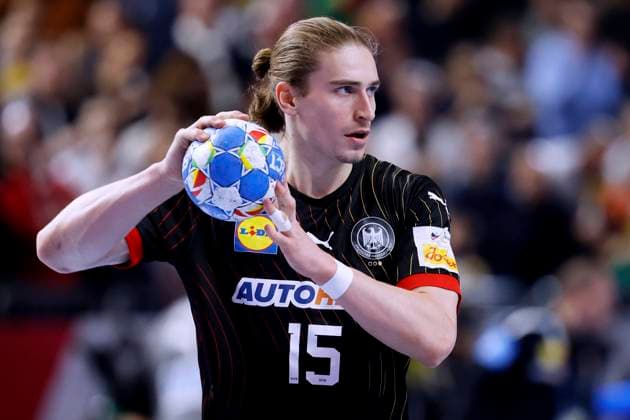 KNORR Juri Team Germany HANDBALL EURO 2024 in Germany Semifinal match Germany Denmark Lanxess Arena on 26 01 2024 in Cologne Copyright: xLacixPerenyix