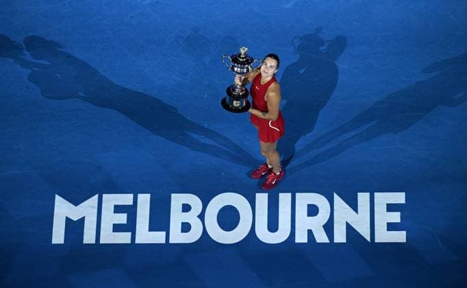 Tennis, Australian Open, Women, Final, Winner Aryna Sabalenka