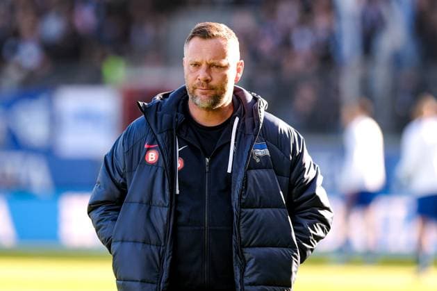 Pal Dardai Hertha BSC, Coach , GER, SV Wehen Wiesbaden vs Hertha BSC, Football, 2 Bundesliga, Matchday 19, Season 2023 2024, 27 01 2024 DFL REGULATIONS PROHIBIT ANY USE OF PHOTOGRAPHS AS IMAGE SEQUENCES AND OR QUASI VIDEO GER, SV Wehen Wiesbaden vs Hertha BSC, Football, 2 Bundesliga, Matchday 19, Season 2023 2024, 27 01 2024 Wiesbaden Copyright: xEibner-Pressefoto FlorianxWieganx EP_FWD
