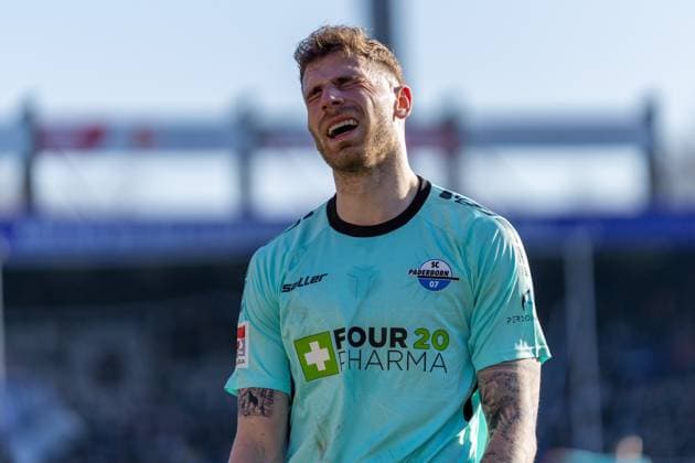 Felix Platte SC Paderborn 07, 36 GER, VfL Osnabrueck vs SC Paderborn 07, Football, 2 Bundesliga, Matchday 19, Season 2023 2024, 27 01 2024 DFL REGULATIONS PROHIBIT ANY USE OF PHOTOGRAPHS AS IMAGE SEQUENCES AND OR QUASI VIDEO VfL Osnabrueck vs SC Paderbron 07, Football, 2 Bundesliga, Matchday 19, Season 2023 2024, 27 01 2024 Osnabrueck Copyright: xEibner-Pressefoto FabioxDeinertx EP_FDT