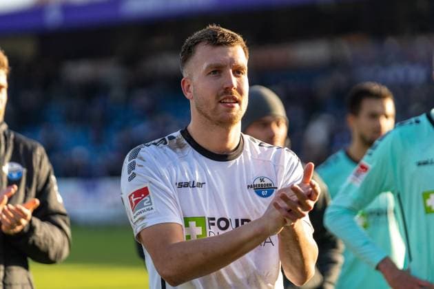 Pelle Boevink SC Paderborn 07, 01 GER, VfL Osnabrueck vs SC Paderborn 07, Football, 2 Bundesliga, Matchday 19, Season 2023 2024, 27 01 2024 DFL REGULATIONS PROHIBIT ANY USE OF PHOTOGRAPHS AS IMAGE SEQUENCES AND OR QUASI VIDEO VfL Osnabrueck vs SC Paderbron 07, Football, 2 Bundesliga, Matchday 19, Season 2023 2024, 27 01 2024 Osnabrueck Copyright: xEibner-Pressefoto FabioxDeinertx EP_FDT