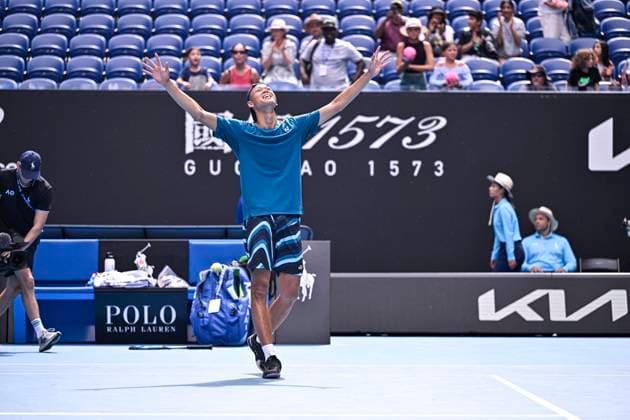 Australian Open - Japan Sakamoto Wins Junior Title Rei Sakamoto of Japan winner of the juniors single s final during the Australian Open AO 2024 Grand Slam tennis tournament on January 26, 2024 at Melbourne Park in Melbourne, Australia. Photo by Victor Joly ABACAPRESS.COM Melbourne Australia  Copyright: xJolyxVictor ABACAx