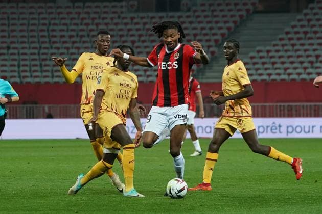Khephren Thuram (OGC Nice) FOOTBALL : OGC Nice vs FC Metz - Ligue 1 Uber Eats - Nice - 27 01 2024 NorbertScanella Panoramic 