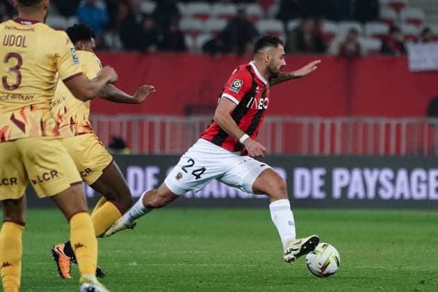 GaÃ«tan Laborde (OGC Nice) FOOTBALL : OGC Nice vs FC Metz - Ligue 1 Uber Eats - Nice - 27 01 2024 NorbertScanella Panoramic 