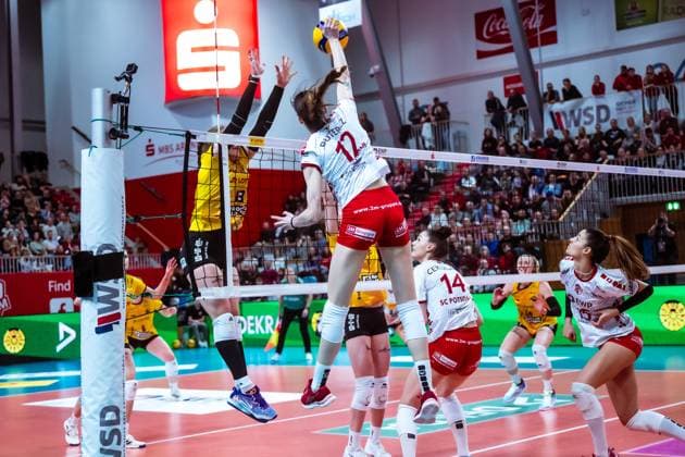 VBL Volleyball Bundesliga SC Potsdam VfB Suhl LOTTO Thüringen 27 01 2024 VBL Volleyball Bundesliga SC Potsdam VfB Suhl LOTTO Thüringen 27 01 2024 Copyright: xBEAUTIFULxSPORTS NicolxMarschallx