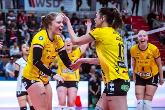VBL Volleyball Bundesliga SC Potsdam VfB Suhl LOTTO Thüringen 27 01 2024 VBL Volleyball Bundesliga SC Potsdam VfB Suhl LOTTO Thüringen 27 01 2024 Copyright: xBEAUTIFULxSPORTS NicolxMarschallx