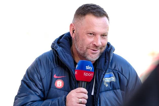 Pal Dardai Hertha BSC, Coach at TV Interview, GER, SV Wehen Wiesbaden vs Hertha BSC, Football, 2 Bundesliga, Matchday 19, Season 2023 2024, 27 01 2024 DFL REGULATIONS PROHIBIT ANY USE OF PHOTOGRAPHS AS IMAGE SEQUENCES AND OR QUASI VIDEO GER, SV Wehen Wiesbaden vs Hertha BSC, Football, 2 Bundesliga, Matchday 19, Season 2023 2024, 27 01 2024 Wiesbaden Copyright: xEibner-Pressefoto FlorianxWieganx EP_FWD