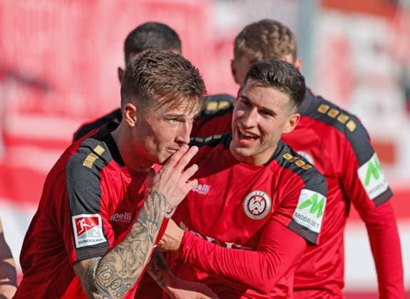 Soccer 2 BL SV Wehen Wiesbaden Hertha BSC Berlin 27 01 24, 1 0 by Franko Kovacevic SVWW ,