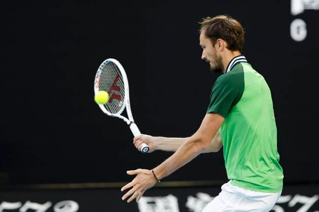 Daniil Medvedev, final, final match, Australian Open 2024, Melbourne Park, Melbourne, Victoria, Australia Copyright: xJuergenxHasenkopfx