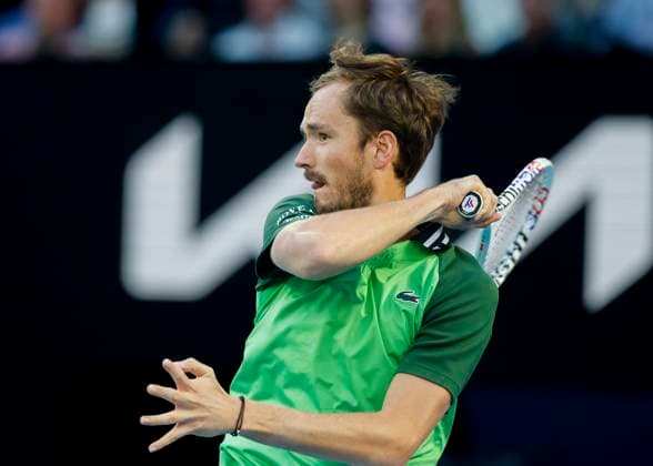 Daniil Medvedev, final, final match, Australian Open 2024, Melbourne Park, Melbourne, Victoria, Australia Copyright: xJuergenxHasenkopfx