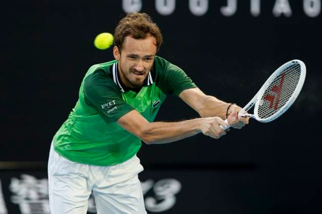 Daniil Medvedev, final, final match, Australian Open 2024, Melbourne Park, Melbourne, Victoria, Australia Copyright: xJuergenxHasenkopfx