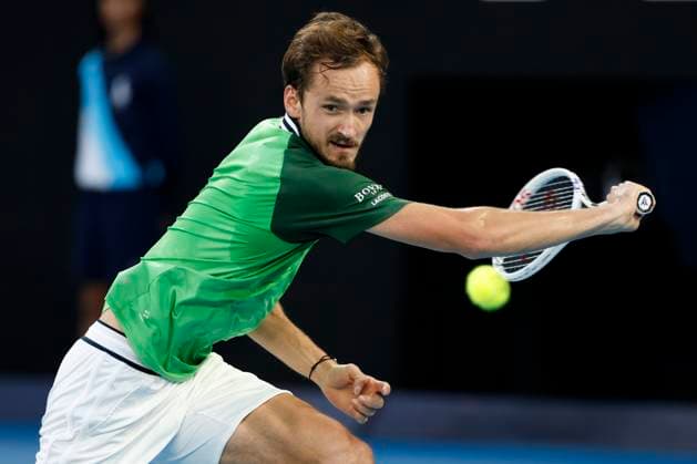 Daniil Medvedev, final, final match, Australian Open 2024, Melbourne Park, Melbourne, Victoria, Australia Copyright: xJuergenxHasenkopfx