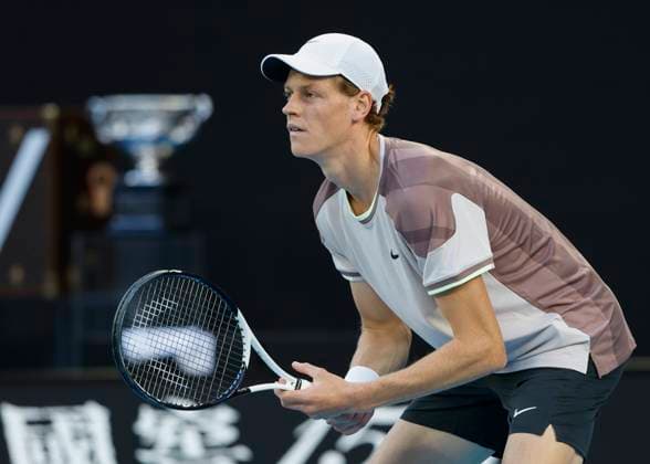 Jannik Sinner ITA , Final, Final, Australian Open 2024, Melbourne Park, Melbourne, Victoria, Australia Copyright: xJuergenxHasenkopfx