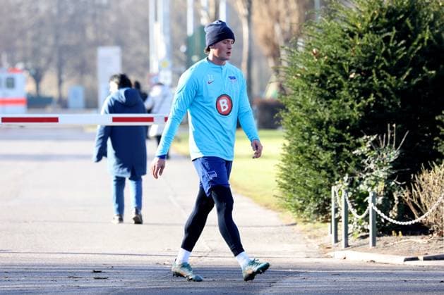 DEU, DFL, 2 FBL Hertha BSC, Training, 28 01 2024, Sportforum, Berlin, DEU, DFL, 2 FBL Hertha BSC, Training, in the picture Fabian Reese Hertha BSC Berlin 11 DFL regulations prohibit any use of Photographs as image sequences and or quasi video Foto Juergen Engler nordphoto GmbH nordphotoxGmbHx xEngler nph00076