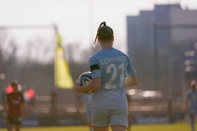 Frankfurt, Germany, January 28th 2024: Anna Gerhardt ( 21 Koeln ) during the Google Pixel Frauen-Bundesliga football match between Eintracht Frankfurt and 1.FC KÖLN at Stadion am Brentanobad in Frankfurt, Germany. (Julia Kneissl SPP) Copyright: xJuliaxKneisslx xSPPx spp-en-JuKnSp-JK_04487.jpeg