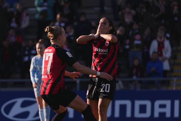 Frankfurt, Germany, January 28th 2024: Ilayda Acikgoez ( 20 Frankfurt ) during the Google Pixel Frauen-Bundesliga football match between Eintracht Frankfurt and 1.FC KÖLN at Stadion am Brentanobad in Frankfurt, Germany. (Julia Kneissl SPP) Copyright: xJuliaxKneisslx xSPPx spp-en-JuKnSp-JK_04723.jpeg